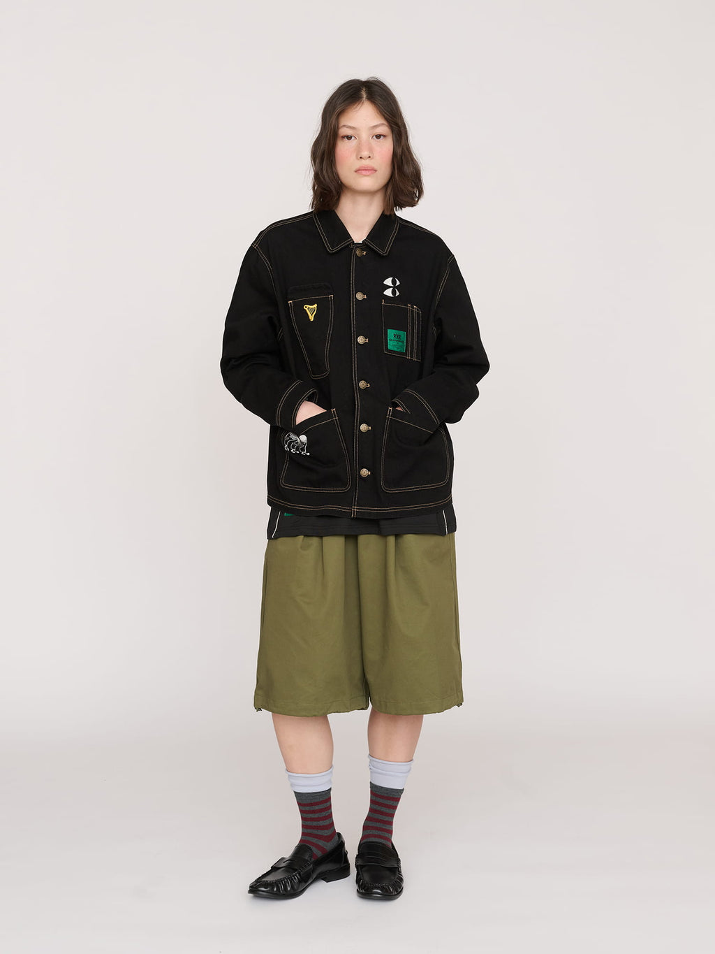 model:Jess wears size S and is 5’7”