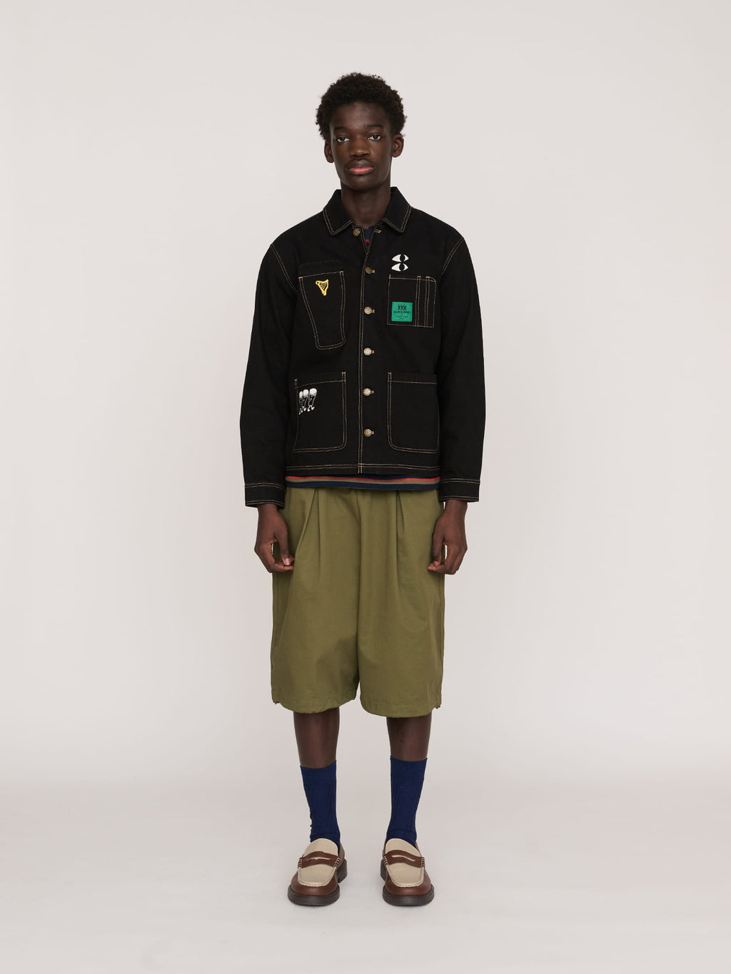  model:Elhadj wears size L and is 6’1”