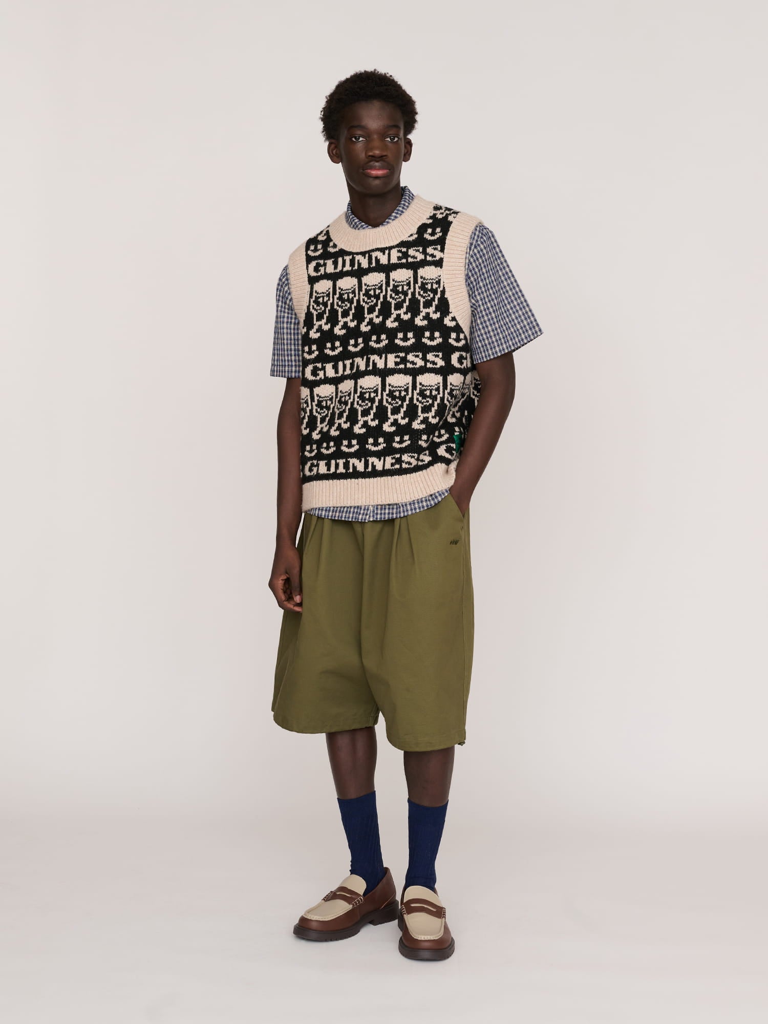 Guinness X Lazy Oaf Emotions Knitted Vest