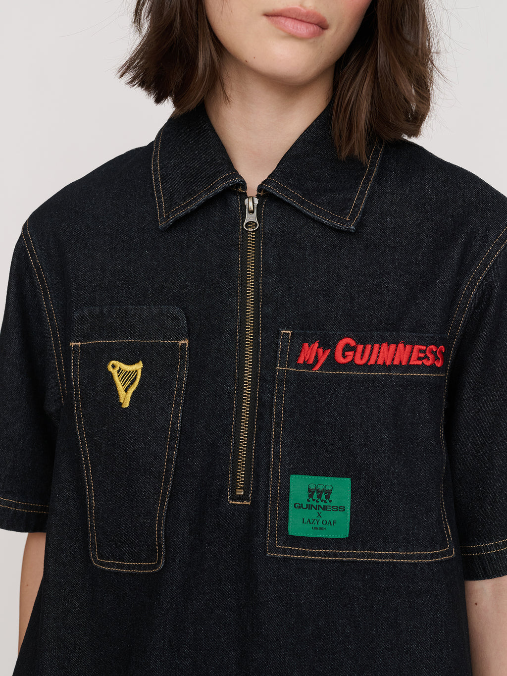 Guinness x Lazy Oaf Pint Pocket Dress