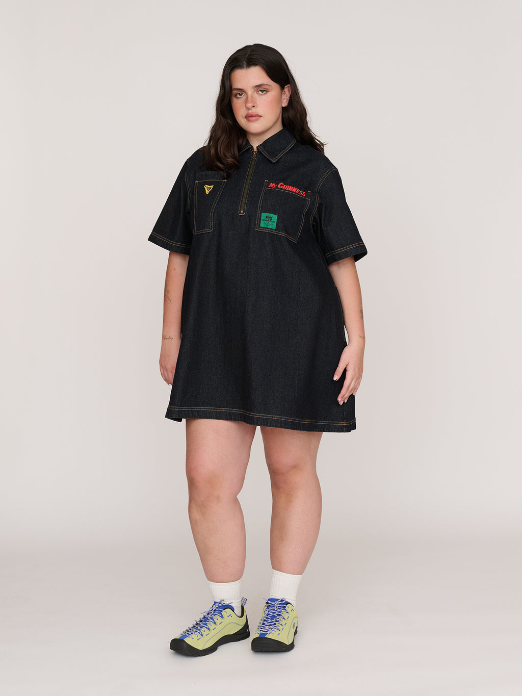 collection-curve, model:Bella wears size XXL and is 5’10”