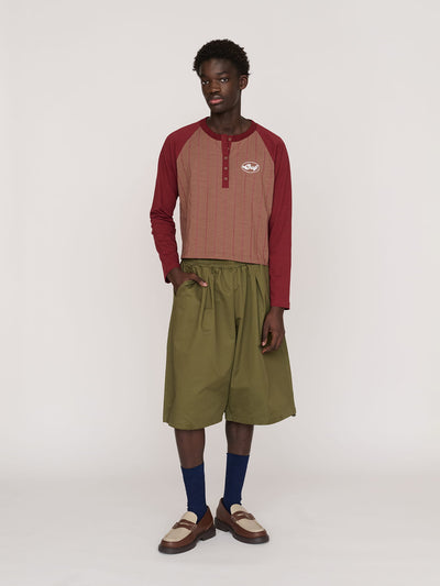 model:Elhadj wears size L and is 6’1”