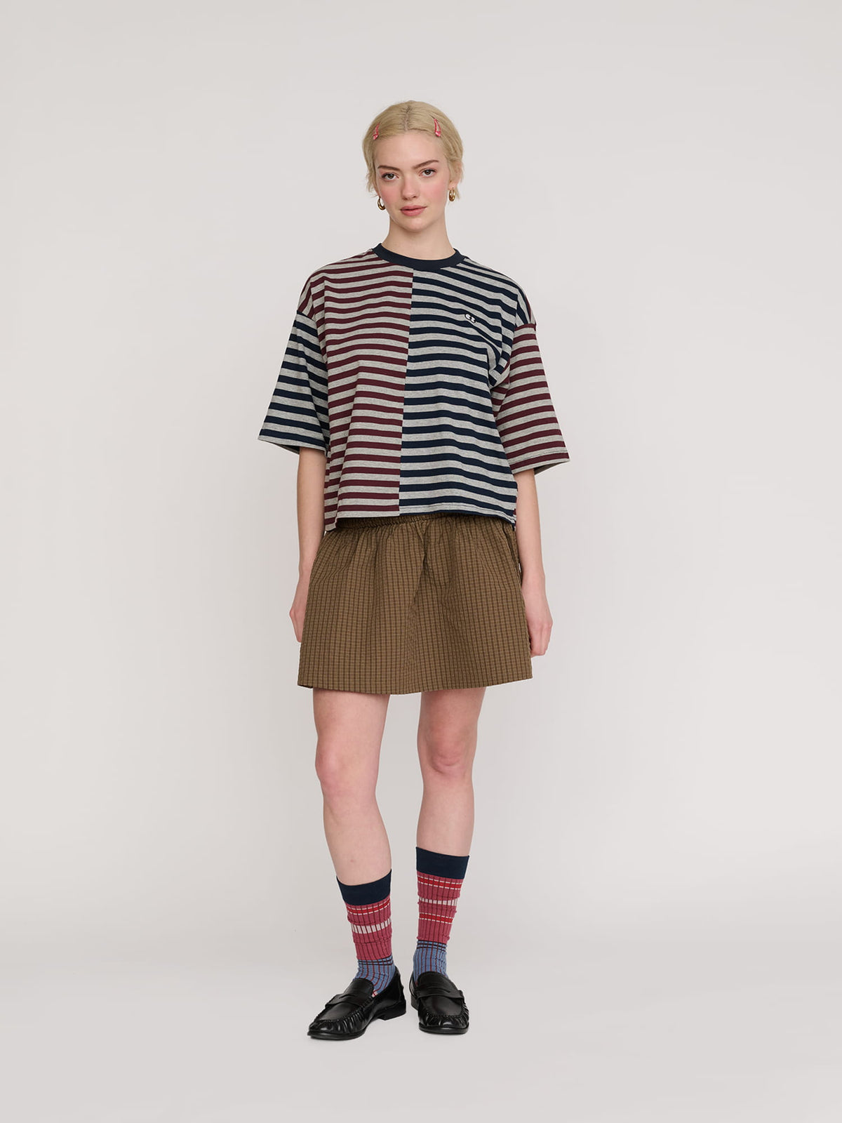 model:Emmie wears size S and is 5’6”