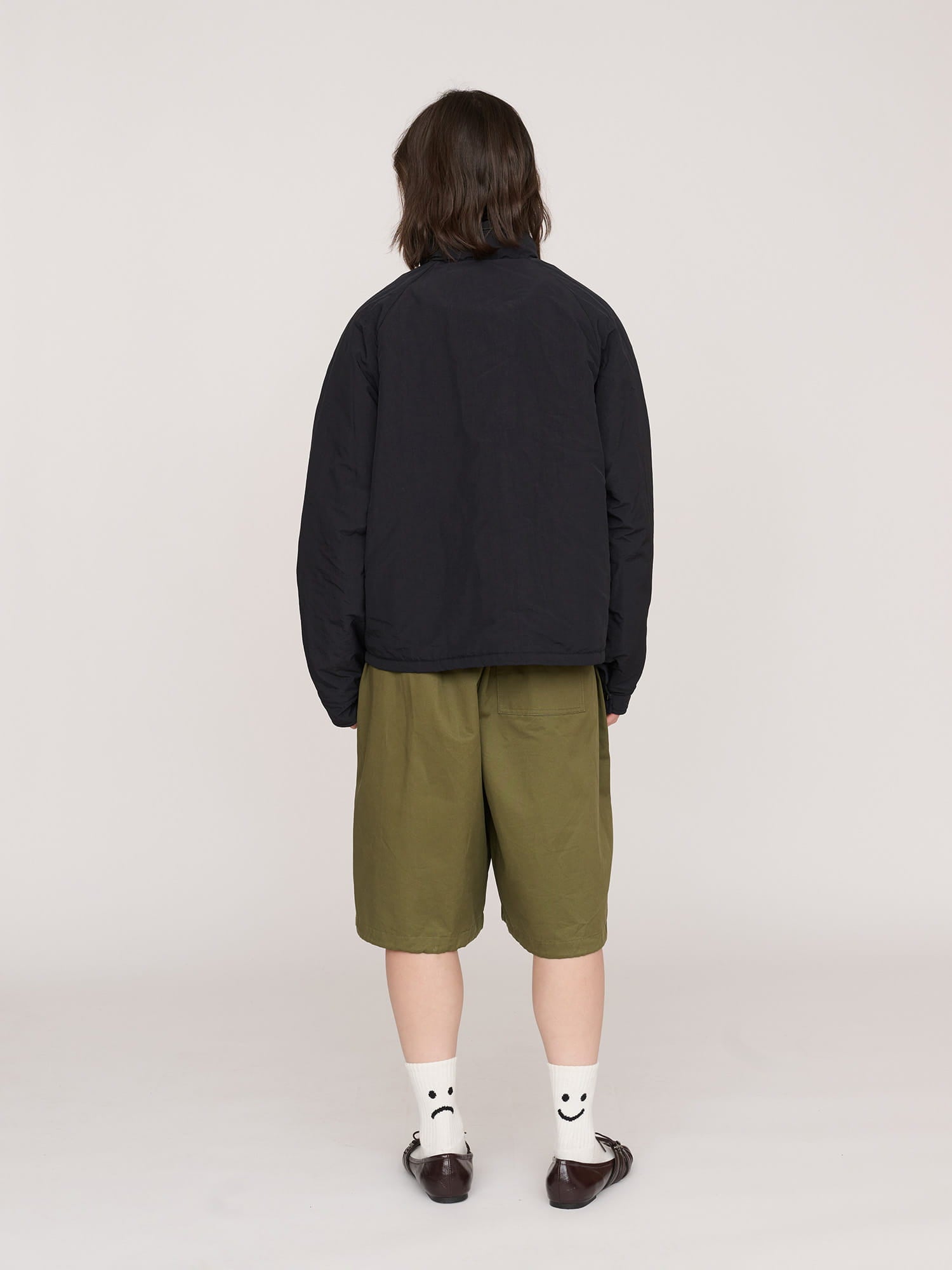 Short Wadded Happy Sad Jacket – Lazy Oaf