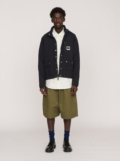 Short Wadded Happy Sad Jacket