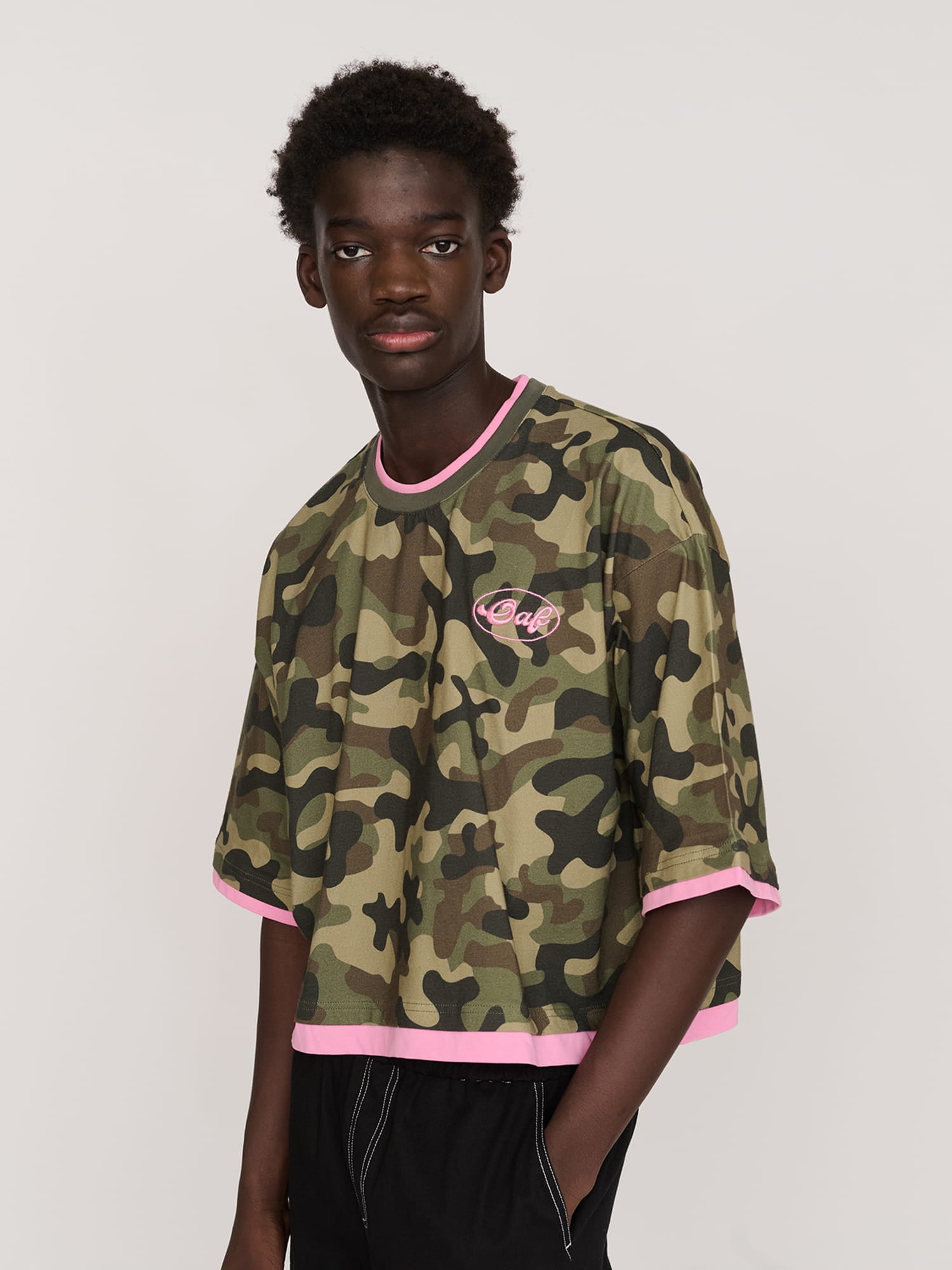 Hideout Camo Boxy T-shirt – Lazy Oaf
