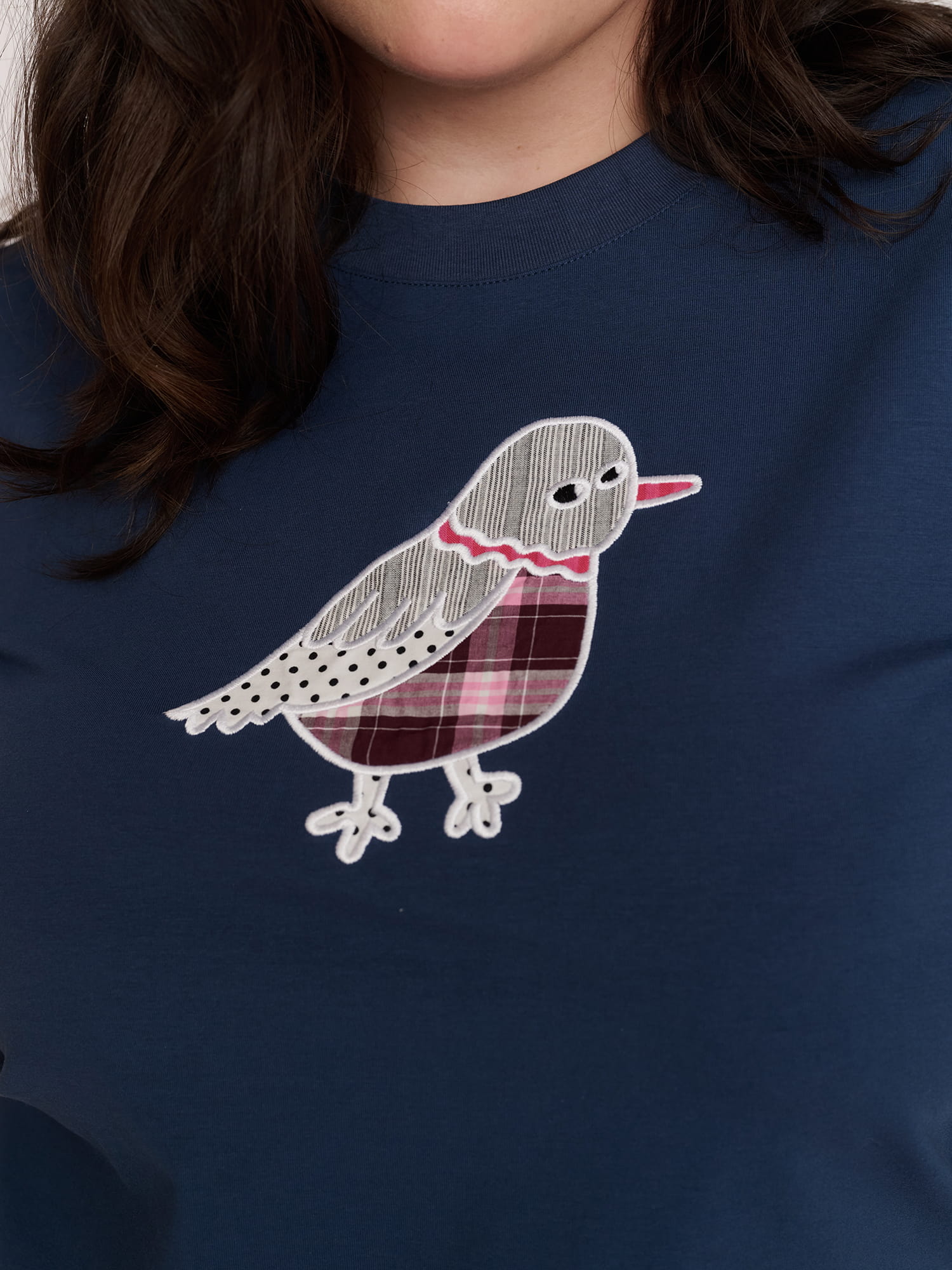 Applique Pigeon T-shirt – Lazy Oaf