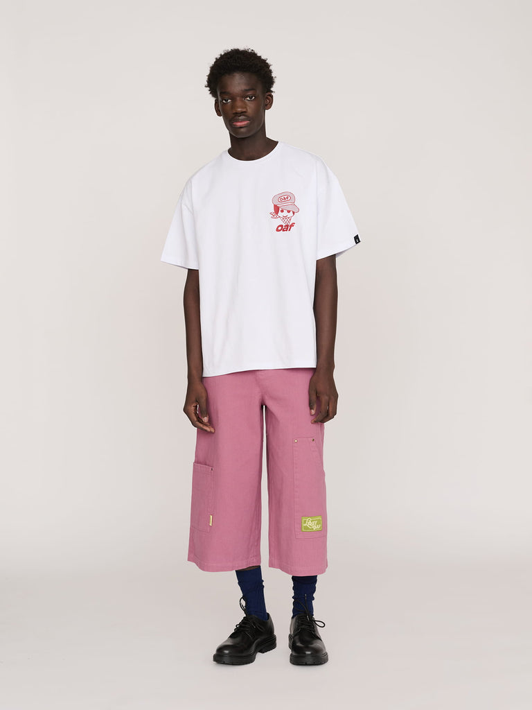 Colin Pink Cropped Trousers – Lazy Oaf