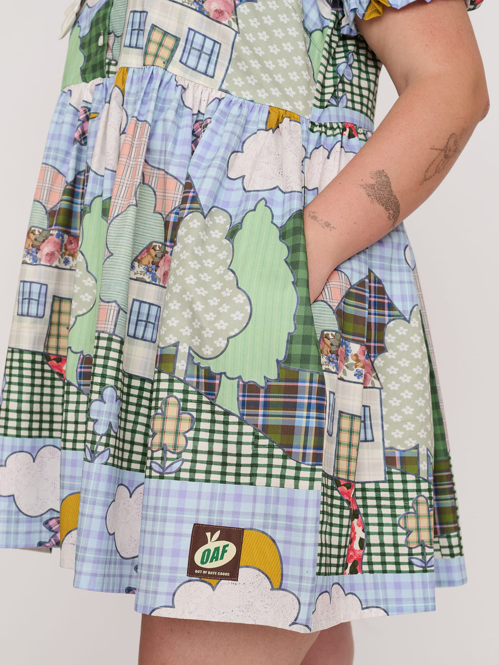 Fete Games Ruffle Collar Dress