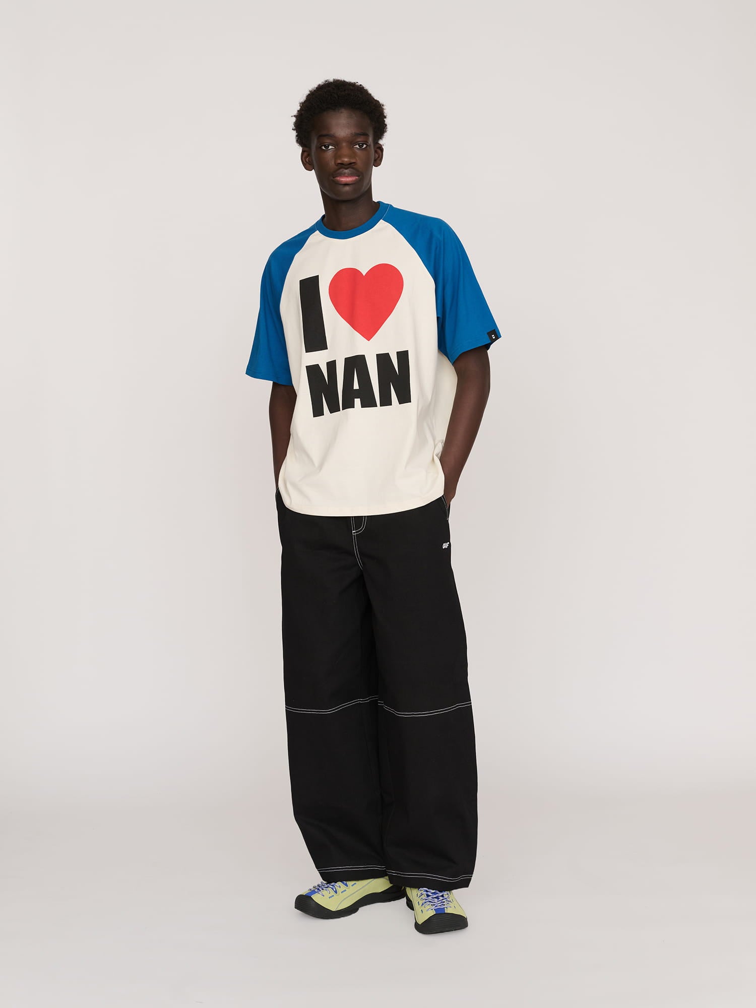I Love Nan Raglan T-shirt – Lazy Oaf