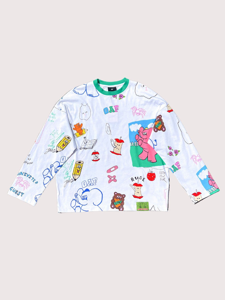 Lazy Notebook Long-Sleeve T-Shirt – Lazy Oaf