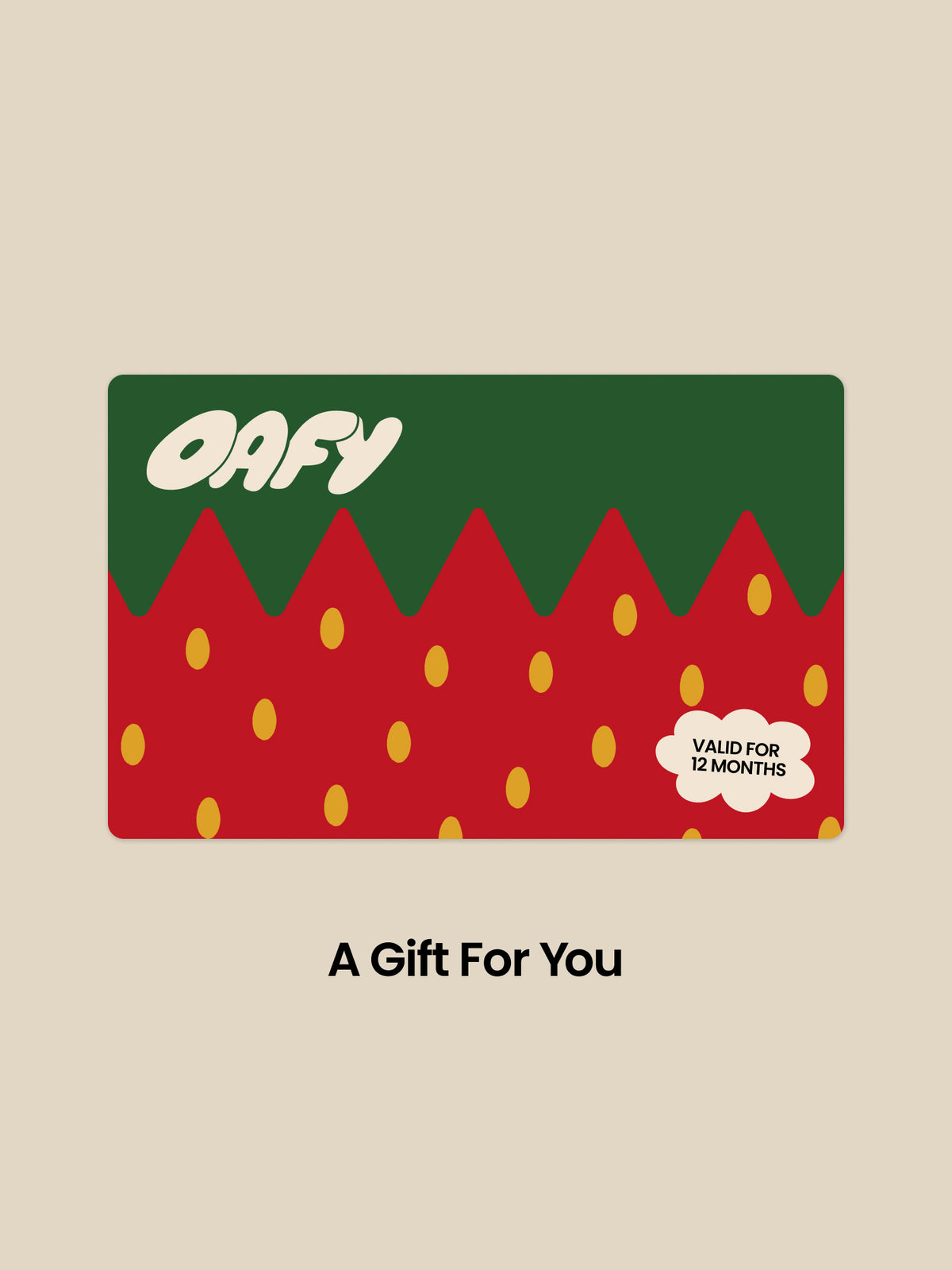 Oafy E-Gift Card