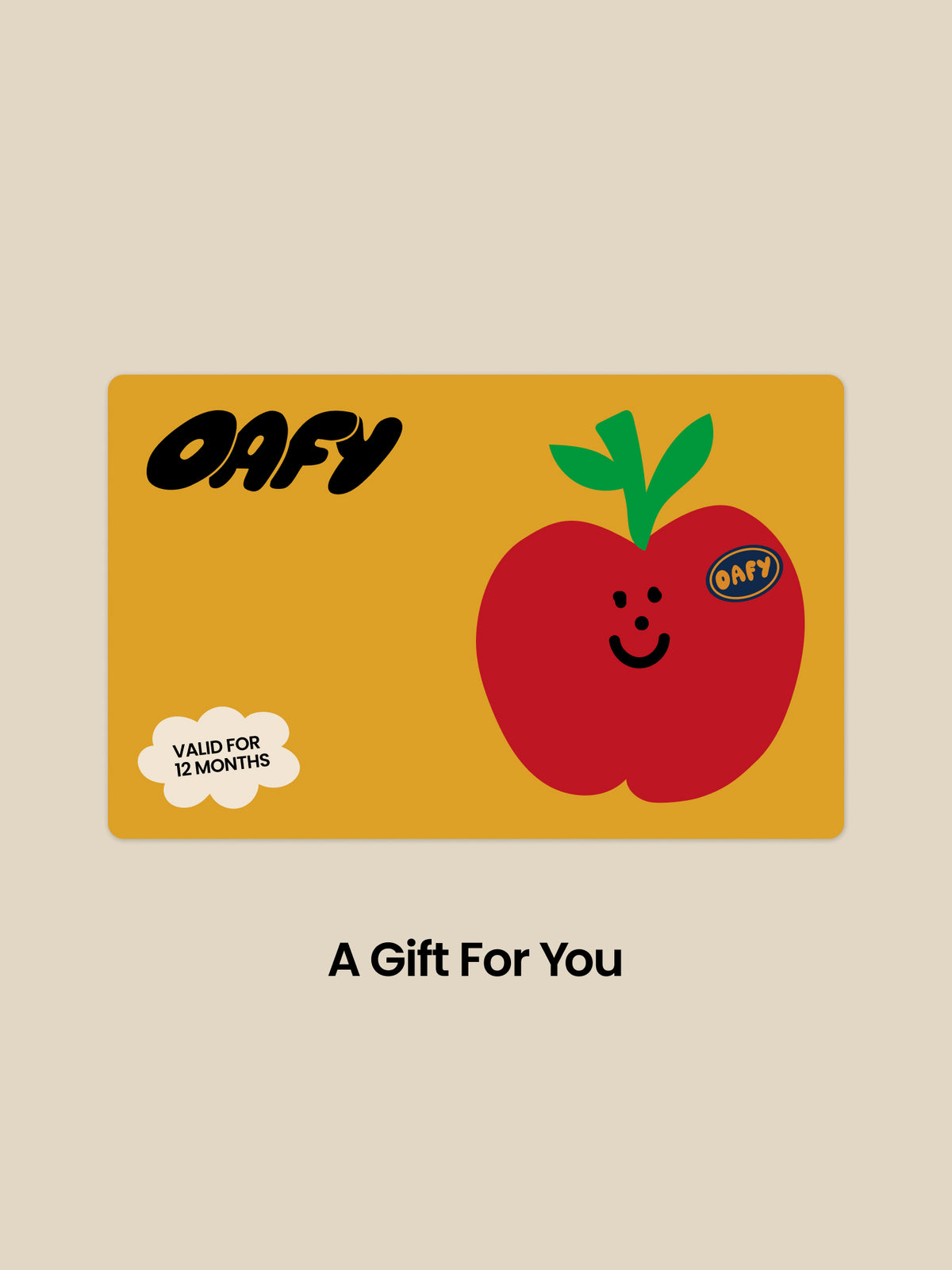 Oafy E-Gift Card