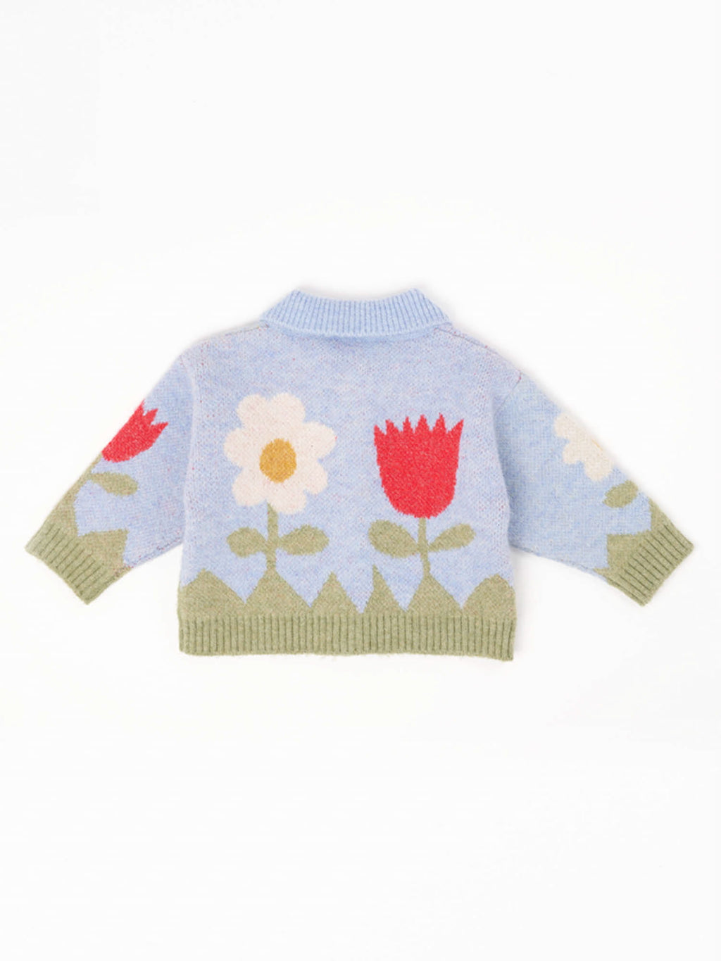 Blue Flower Garden Cardigan