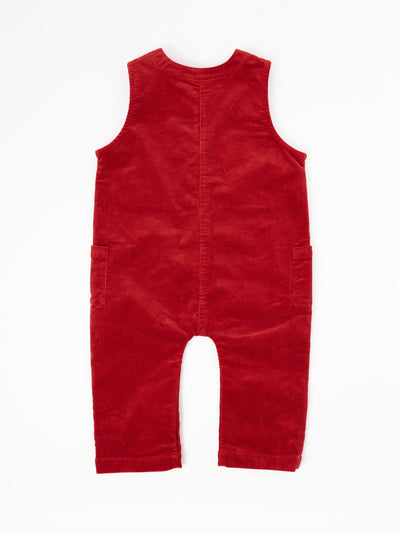 Dog Pocket Cord Romper