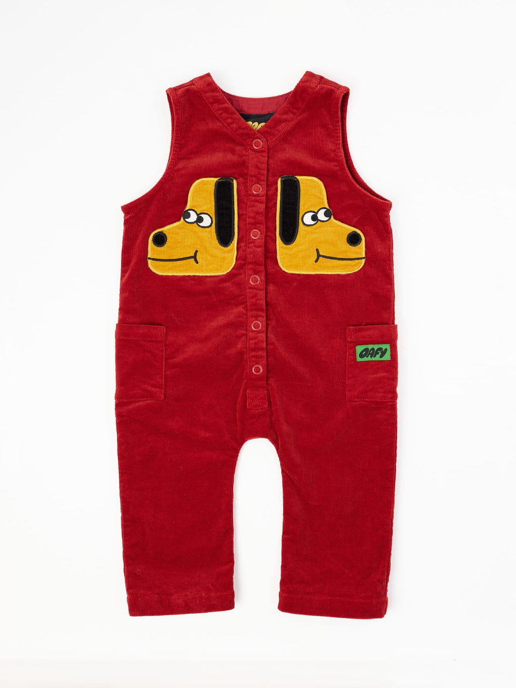 Pocket Dog Cord Romper