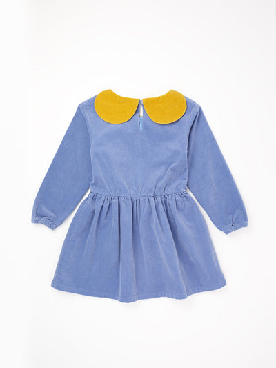 Big Flower Cord Dress