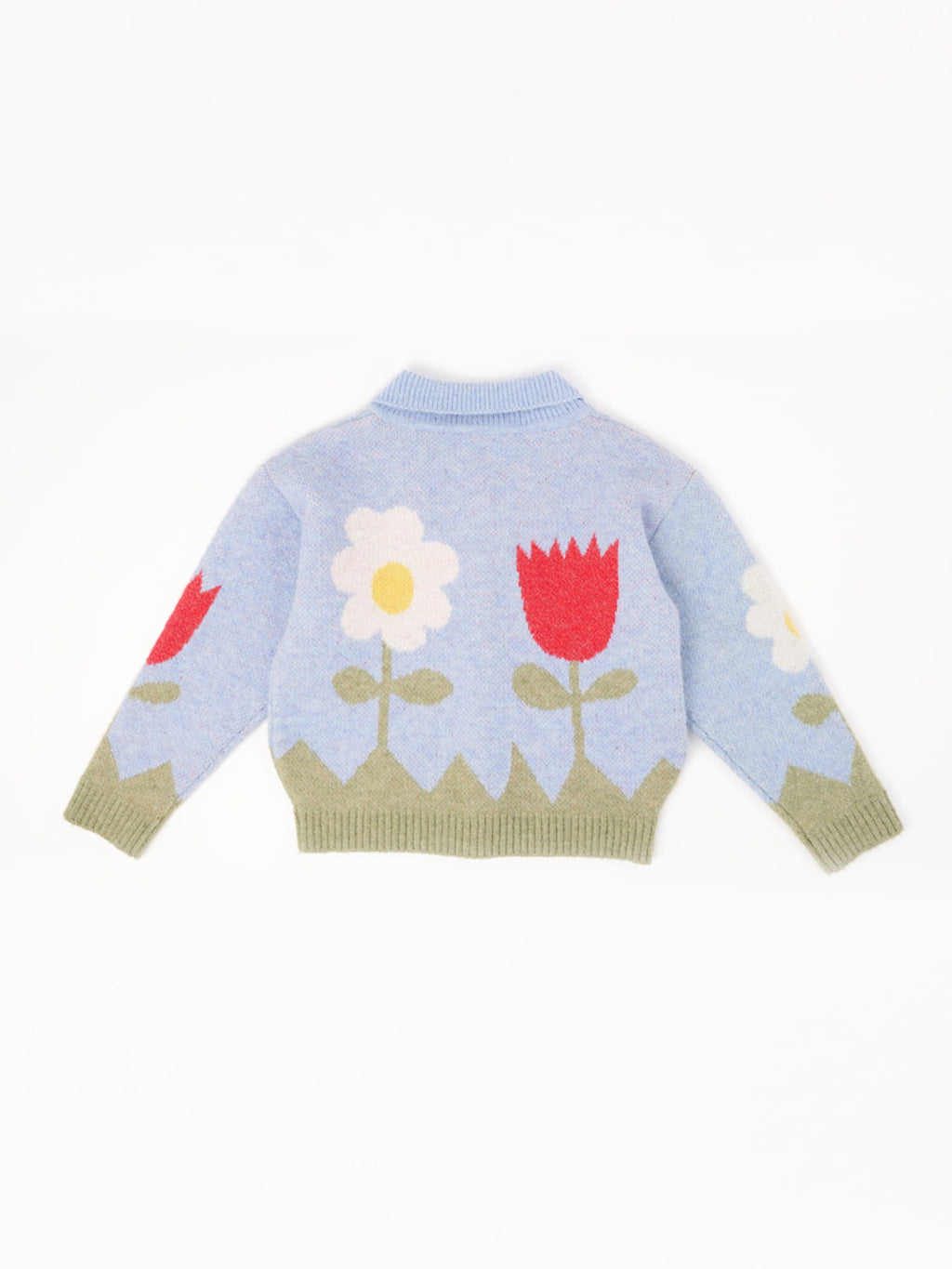 Blue Flower Garden Cardigan