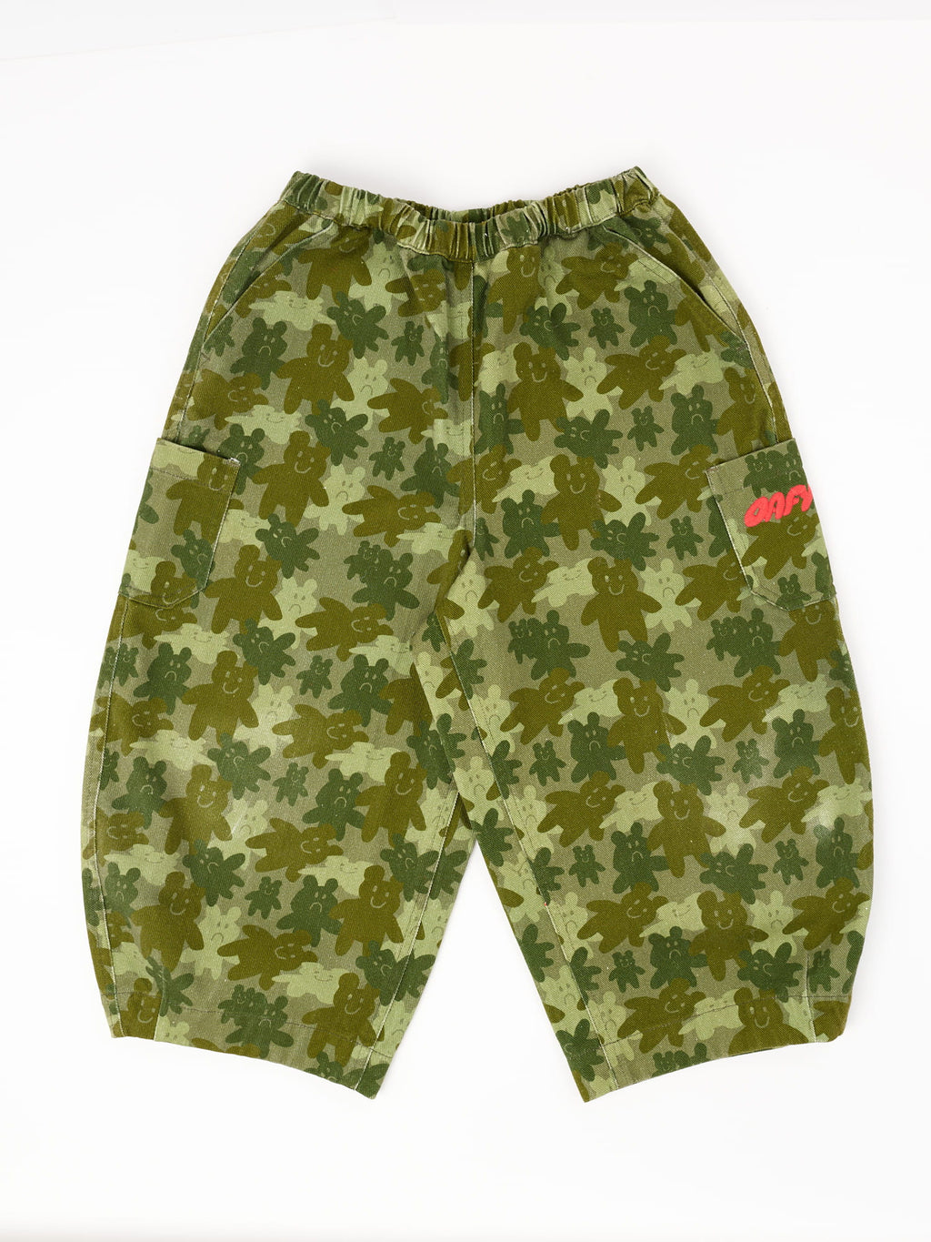 Camo Bears Bev Barrel Trousers