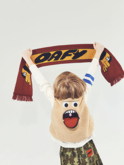 Doggo Knitted Scarf + Glove Set