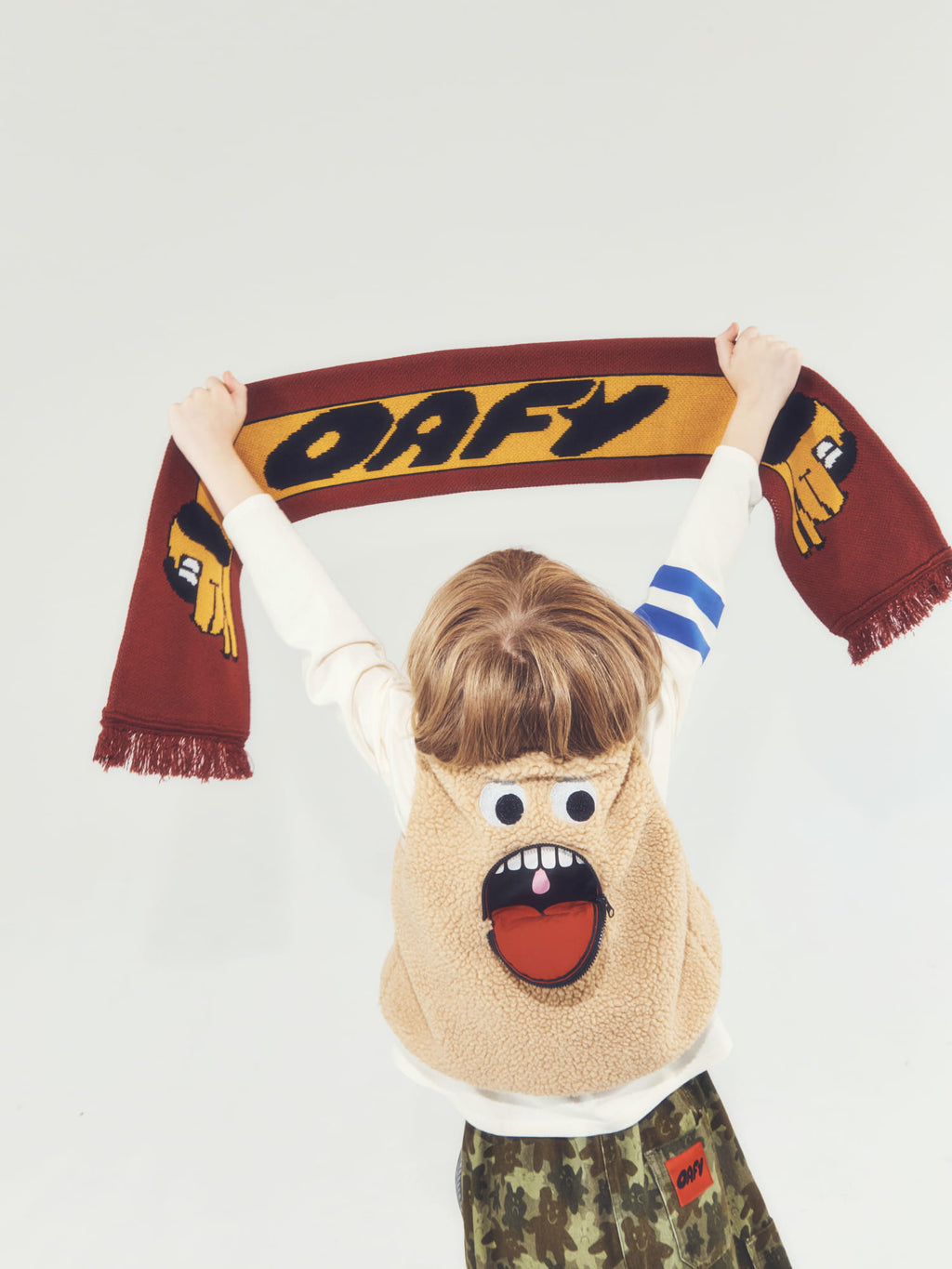 Doggo Knitted Scarf + Glove Set