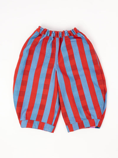 Reversible Bright Bev Barrel Trousers