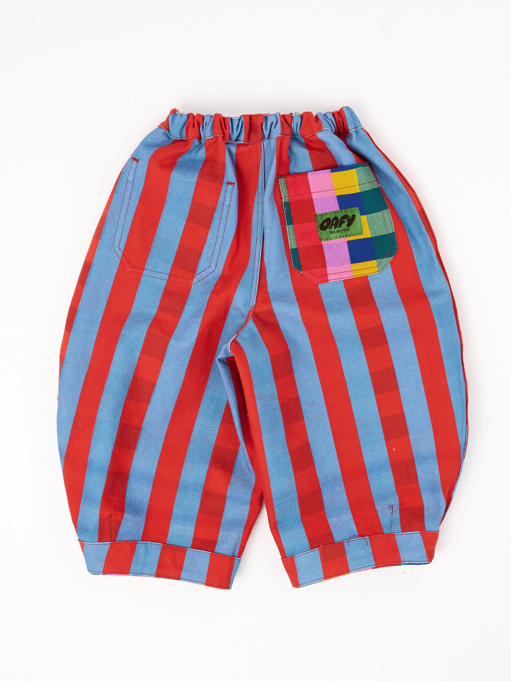 Reversible Bright Bev Barrel Trousers