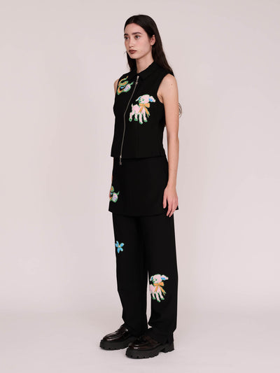 model:Winnie wears size S and is 5’9