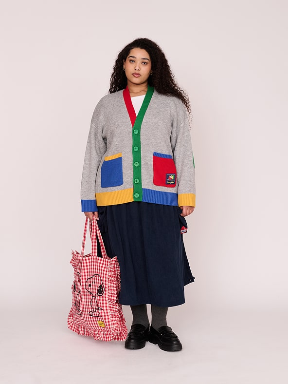 Colour Block Cardigan