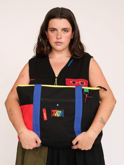 Colour Pop Pocket Shopper Bag