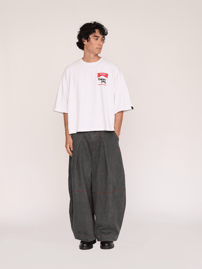 model:Emmett wears size L and is 6’1”