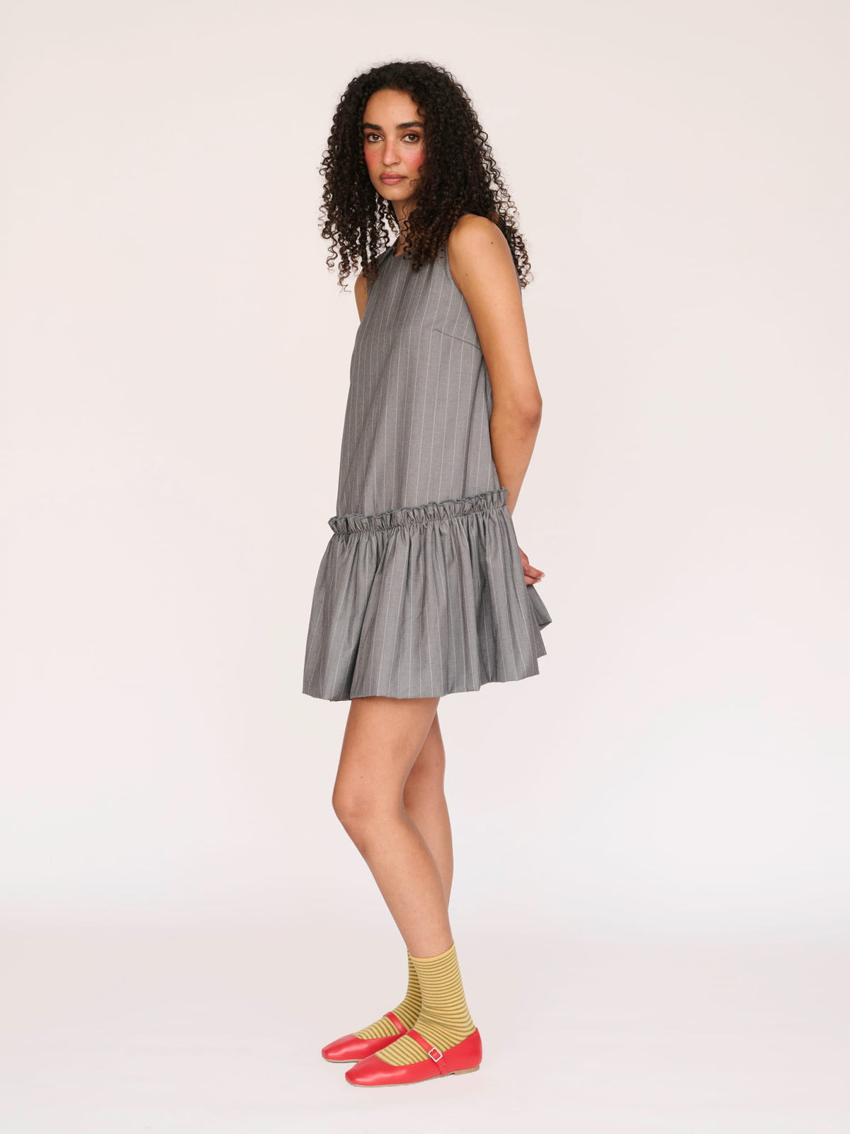 model:Furra wears size S and is 5’10”, collection-all-skirts-dresses