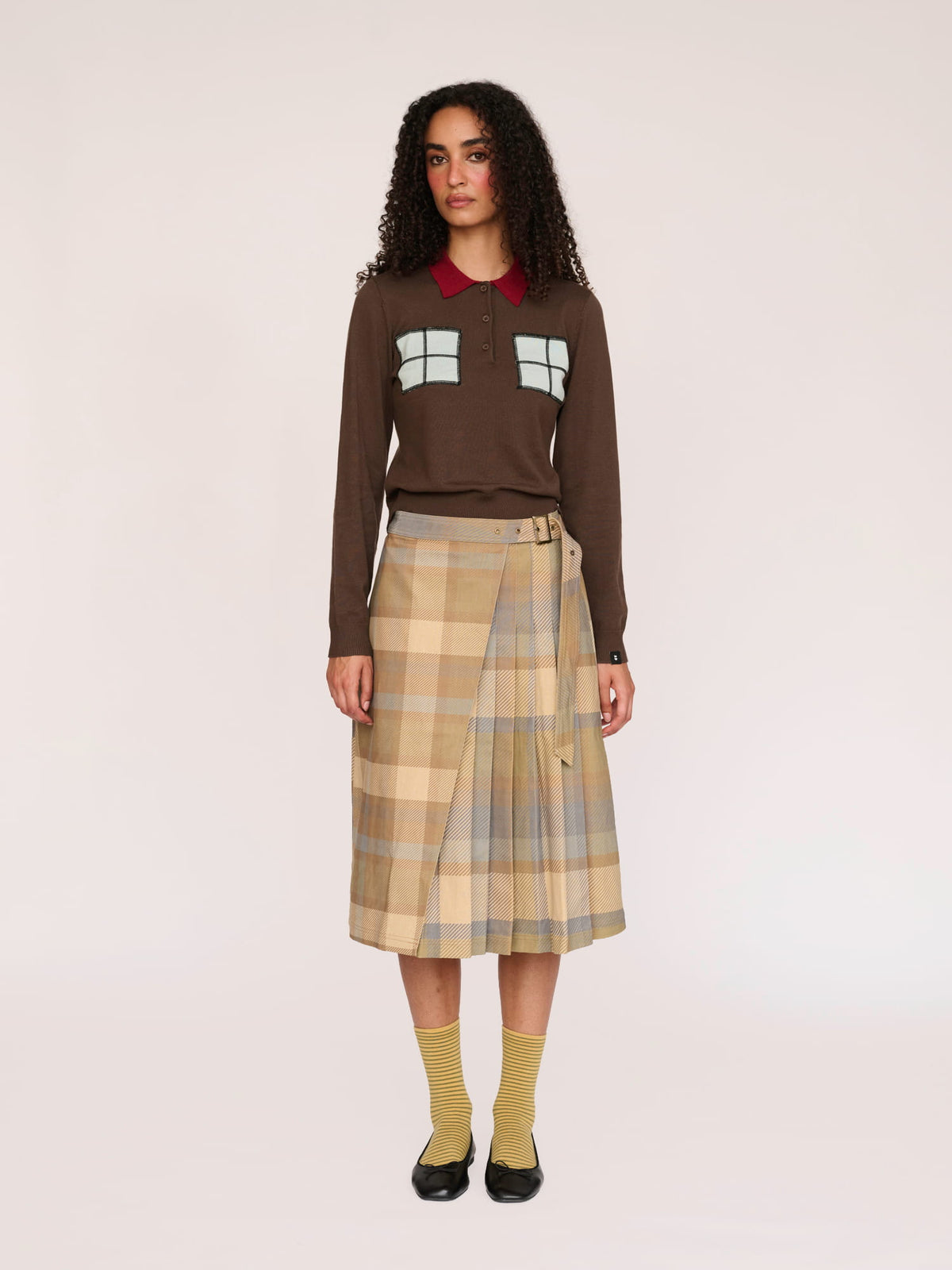 model:Furra wears size S and is 5’10”, collection-all-skirts-dresses
