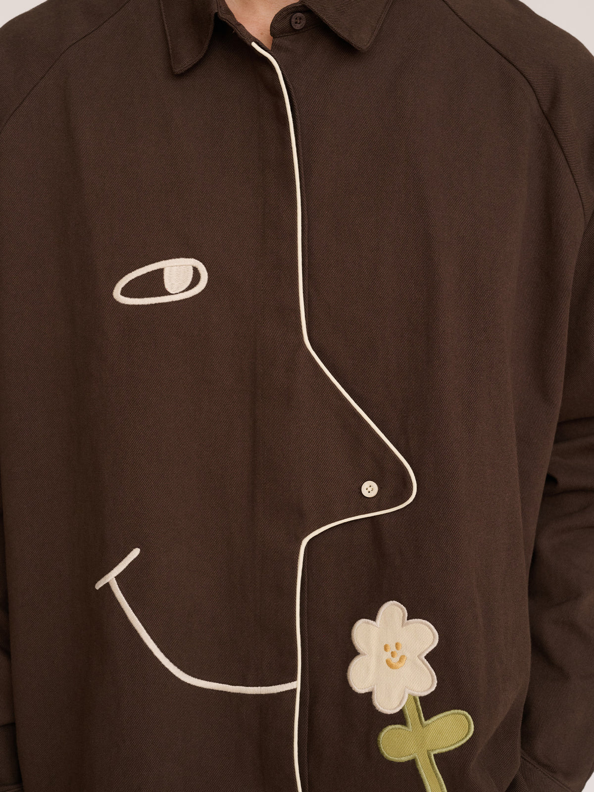 Big Face Flower Shirt