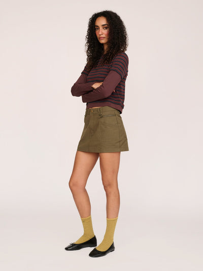 model:Furra wears size 8 and is 5’10”