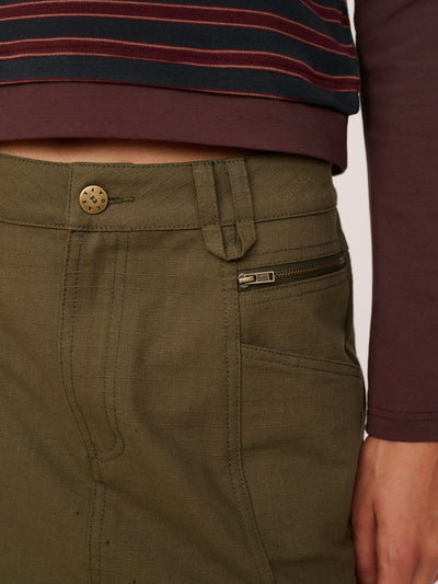 Low Rise Mini Skirt