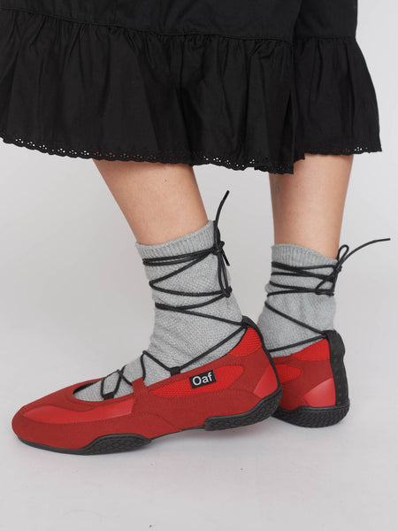 Red Slimbo Ballet Sneakers – Lazy Oaf