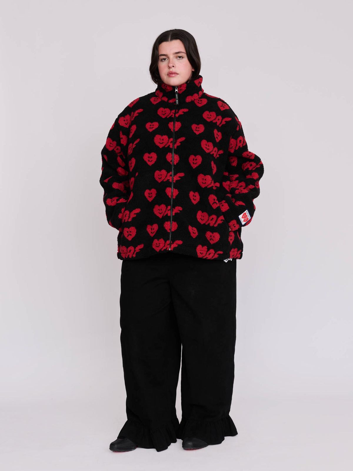 model:Bella wears size XXL and is 5’10”