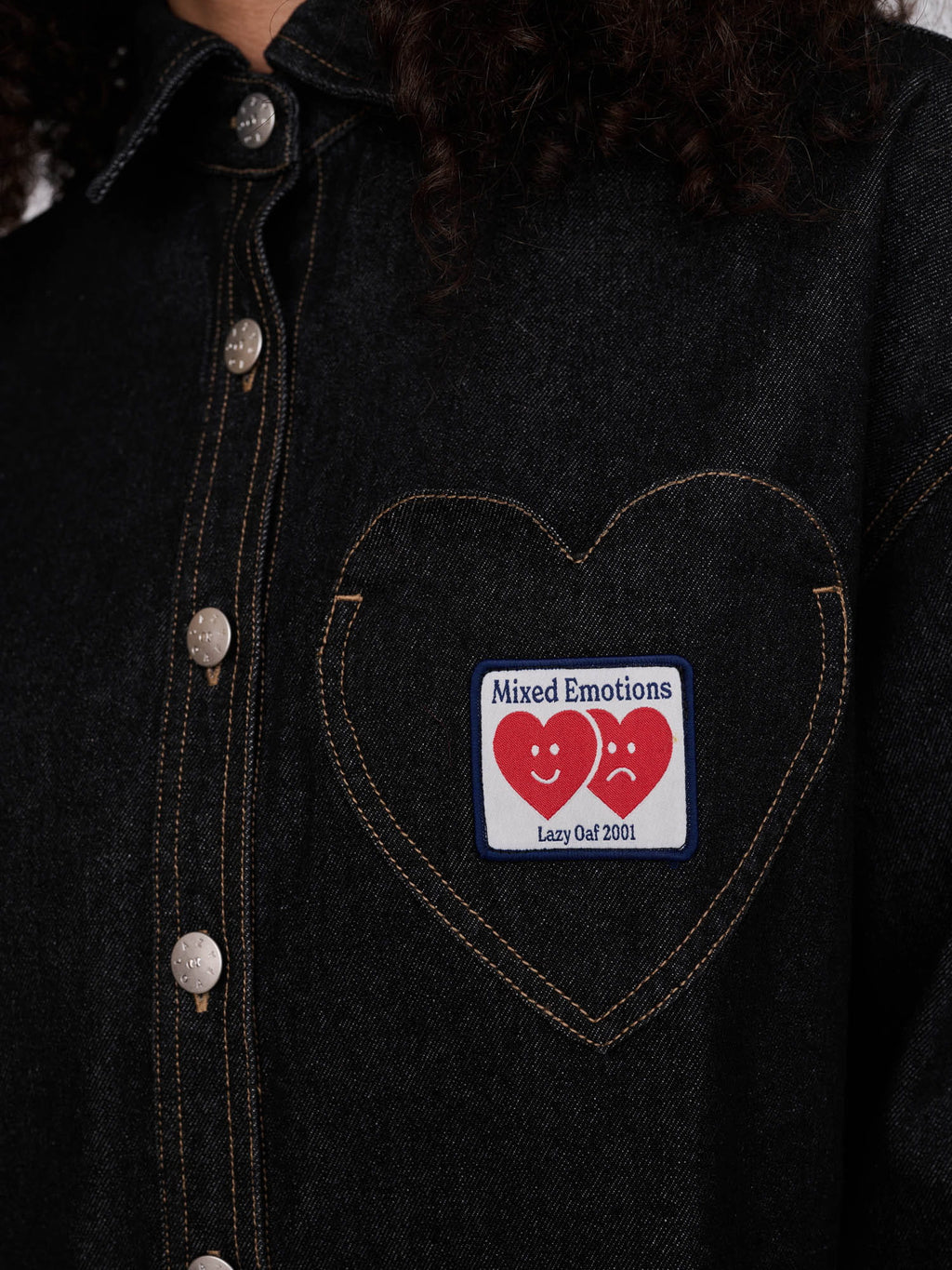 Heart Pocket Denim Shirt