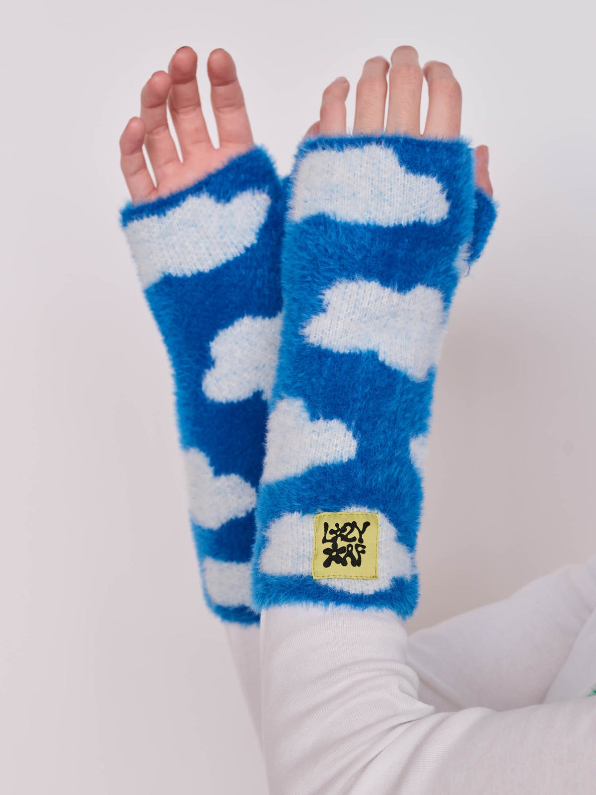 In The Clouds Wrist Warmers