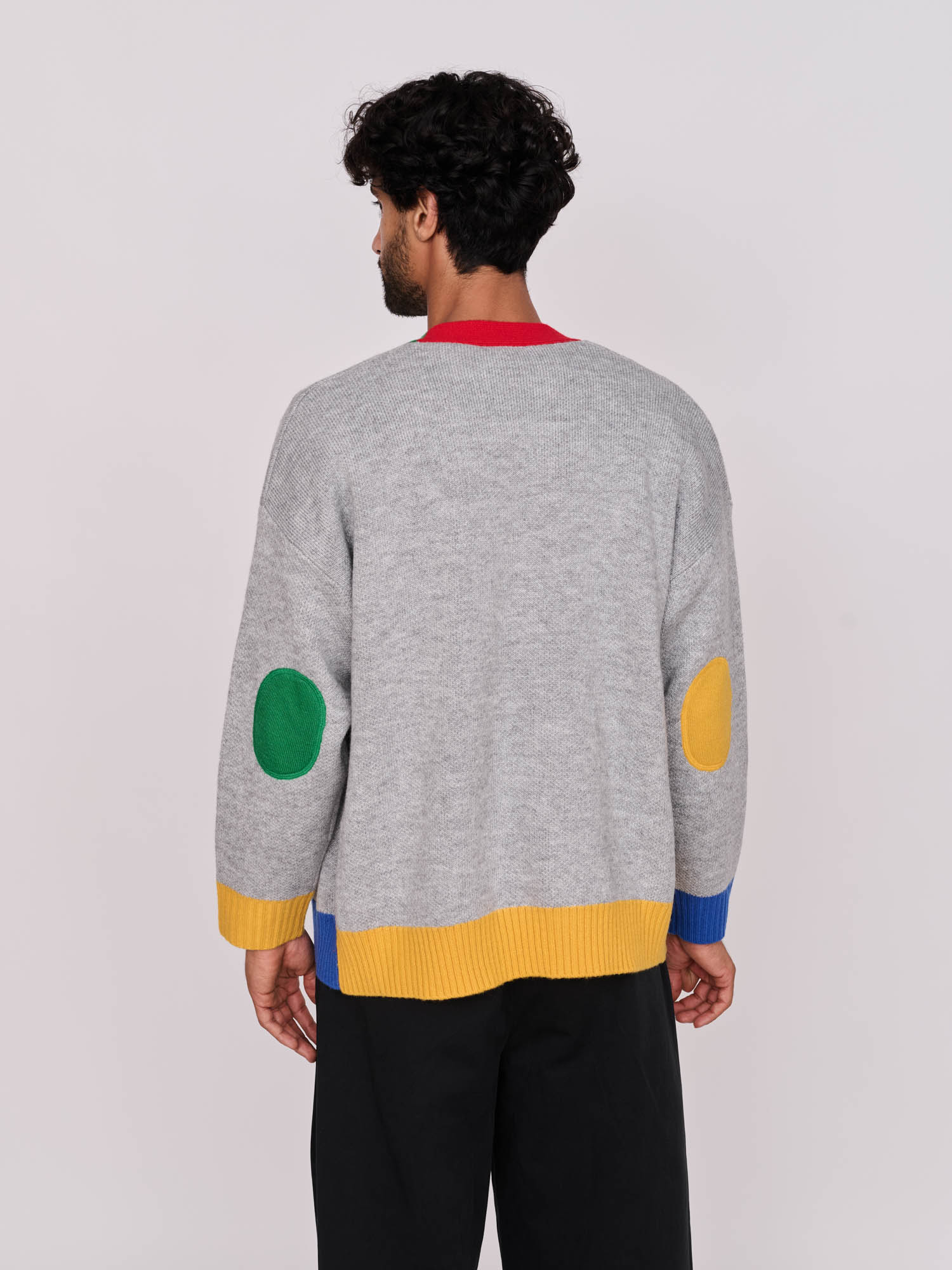 colorful_style୨୧⋆* Colour Block Cardigan – Lazy Oaf
