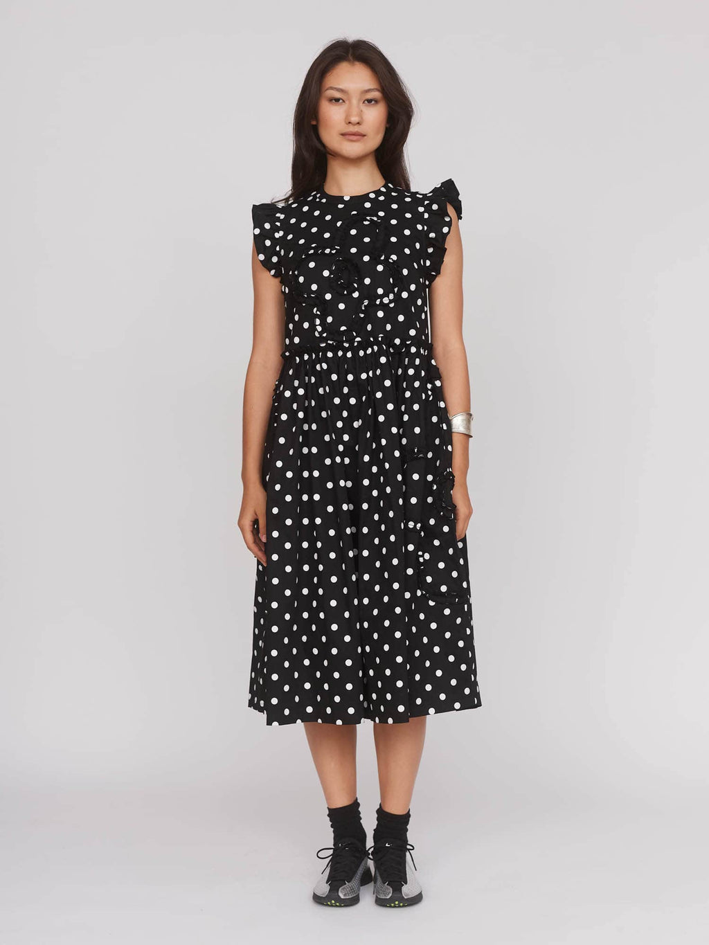 Big Polka Dot Flower Dress Lazy Oaf Big Polka Dot Flower Dress Lazy Oaf