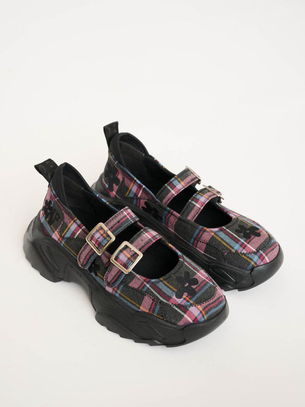 Checks Sneaker Mary Janes