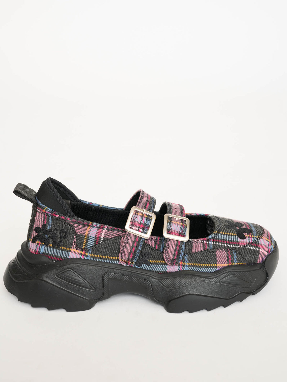 Checks Sneaker Mary Janes