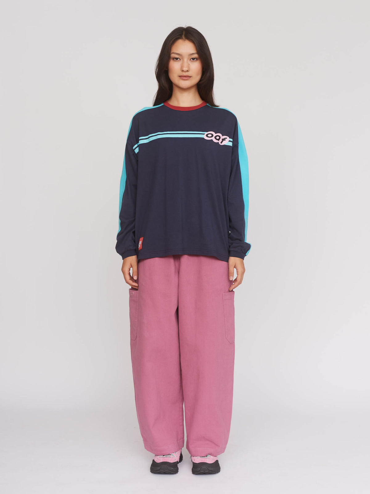 model:Aira wears size S and is 5’9”