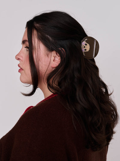 Monchhichi x Lazy Oaf Claw Clip