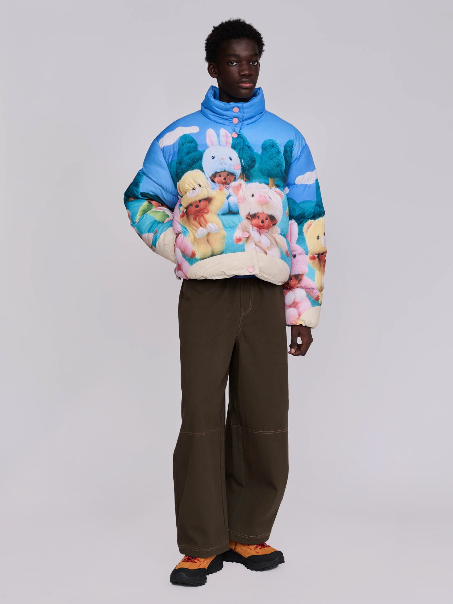 Monchhichi x Lazy Oaf Cloud Puffer Coat