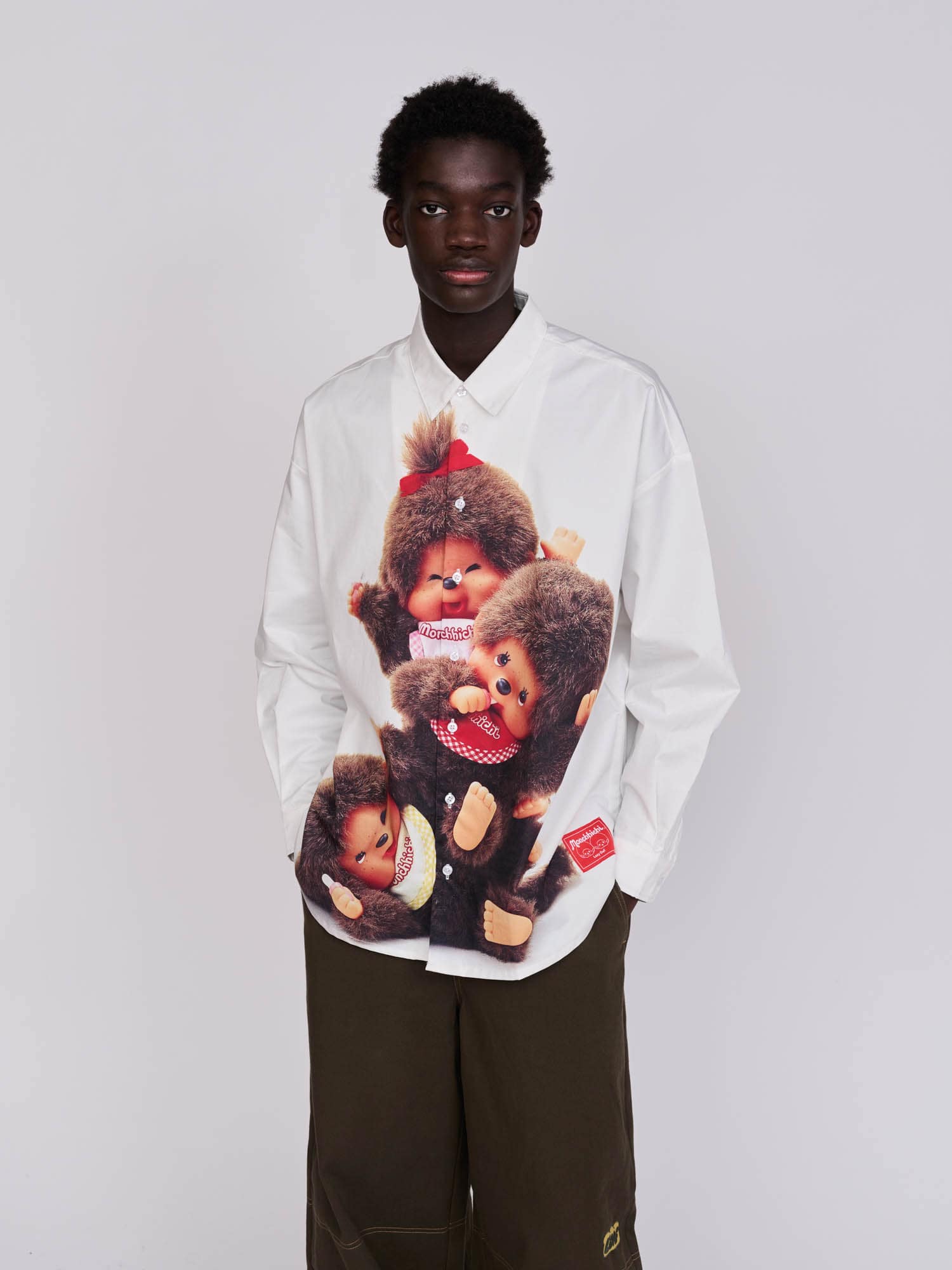 Monchhichi Long Sleeve Shirt| Lazy Oaf Collaboration