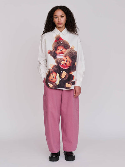 model:Florence wears size S and is 5’6”