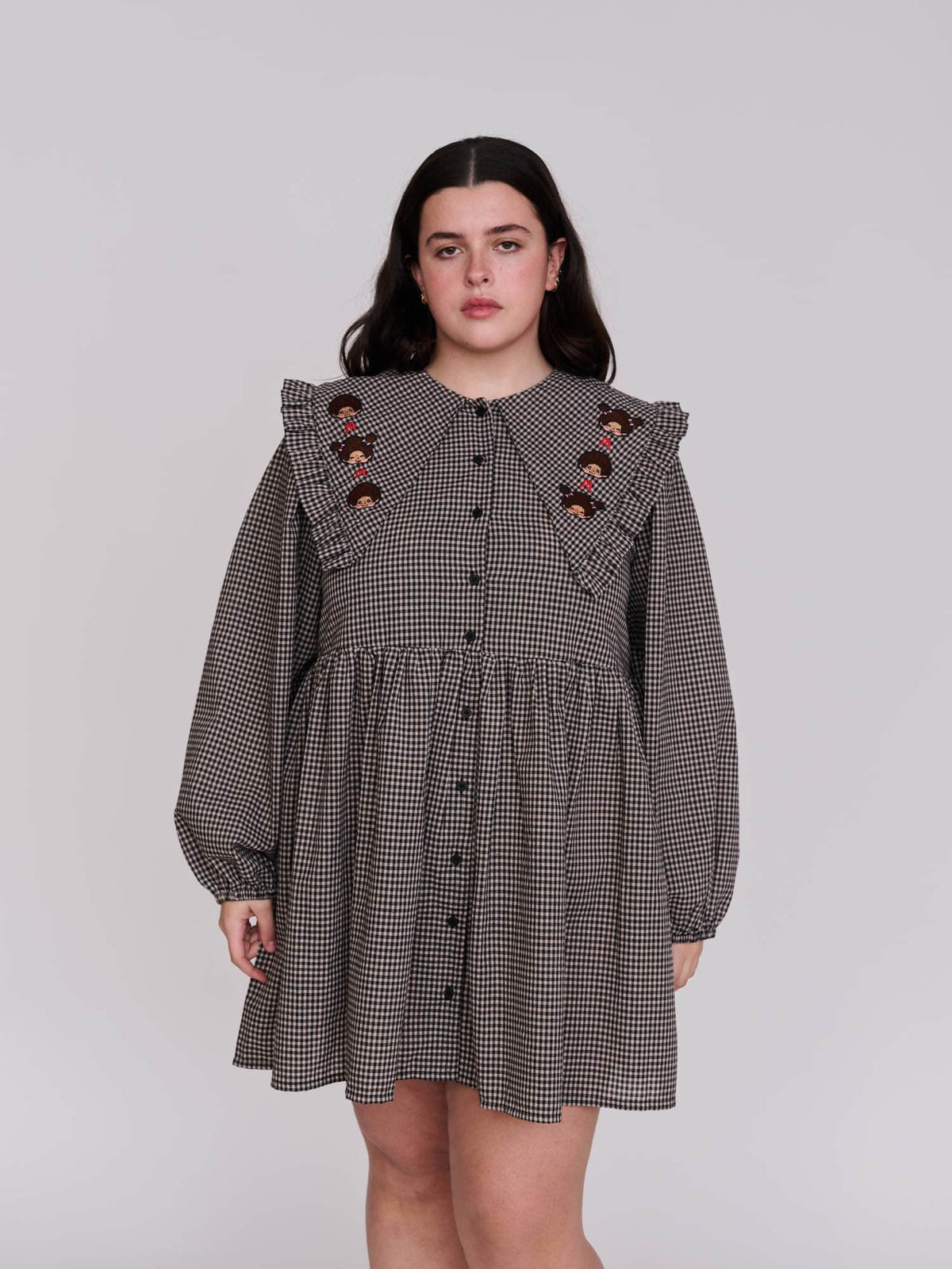 model:Bella wears size XXL and is 5’10”, collection-curve-dresses